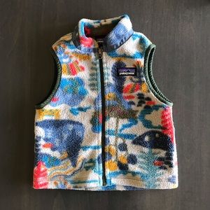 Baby synchilla fleece vest